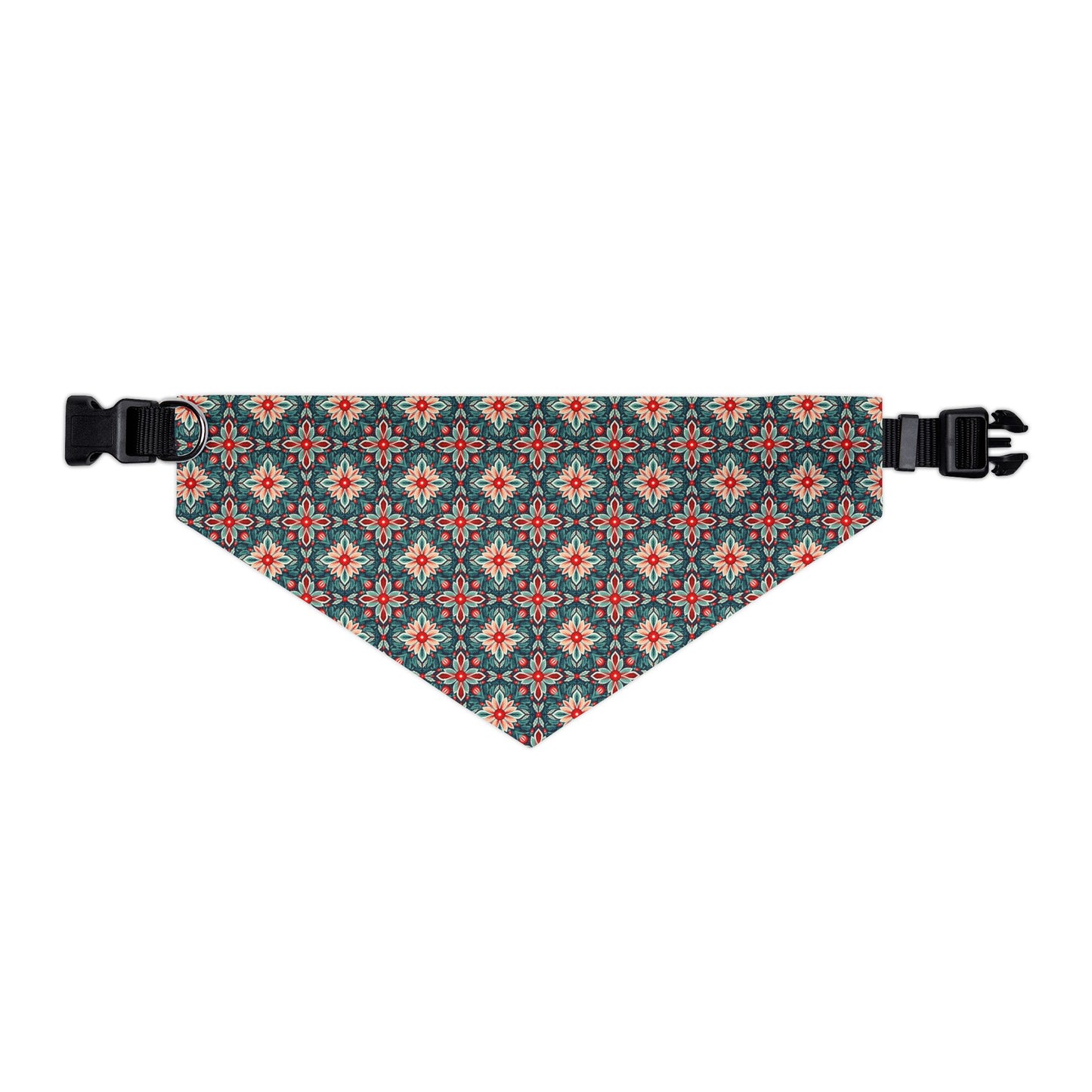 Regal Bloom Collar-Bandana