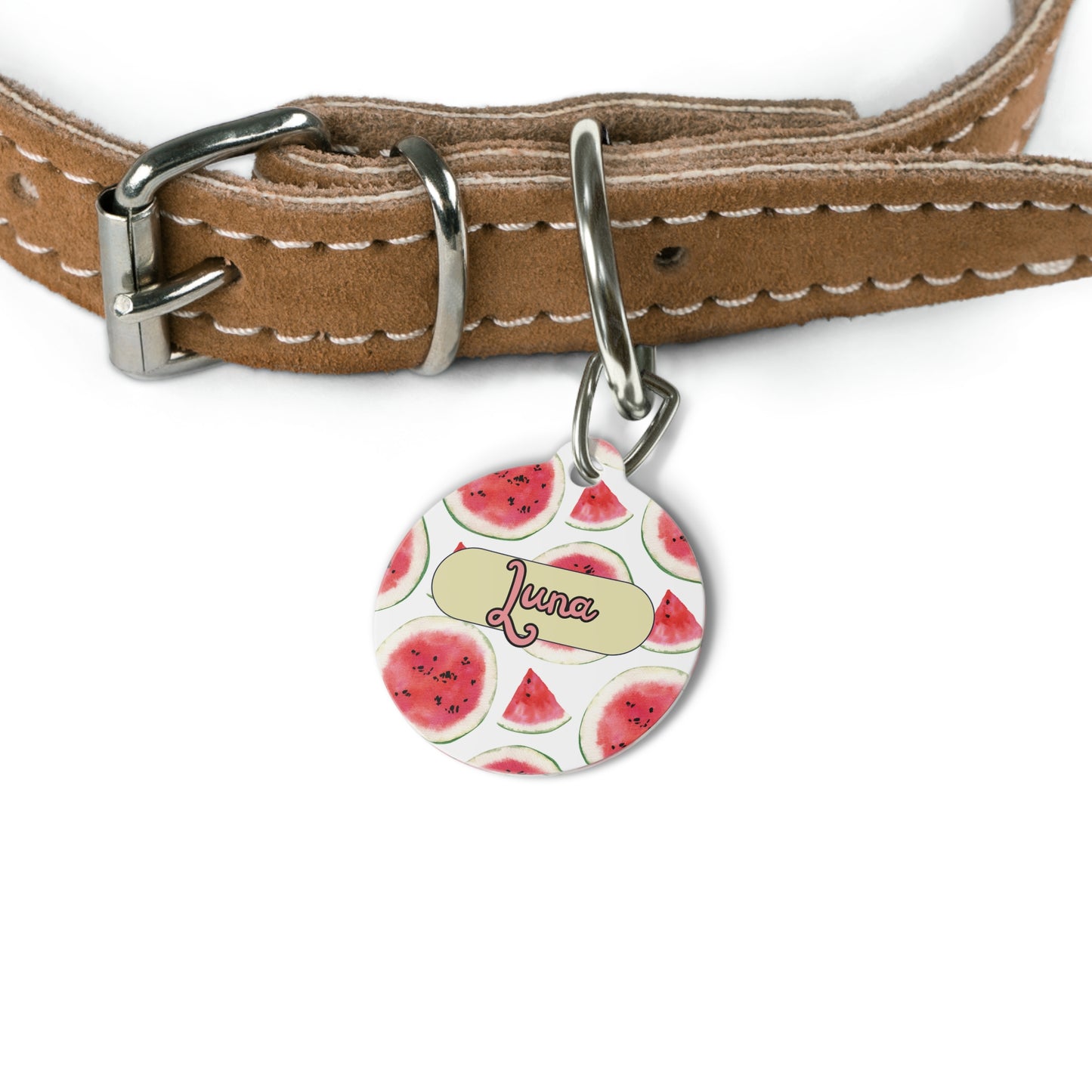 Water Melon Pet Tag – Personalized Elegance !