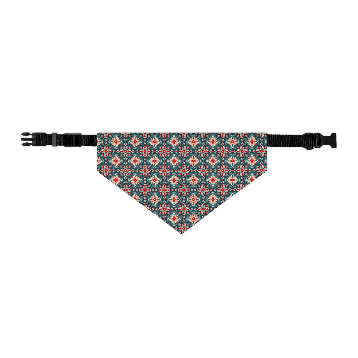 Regal Bloom Collar-Bandana