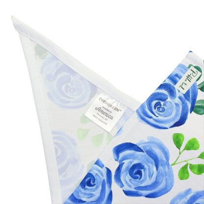 Blue Rose Elegance Bandana