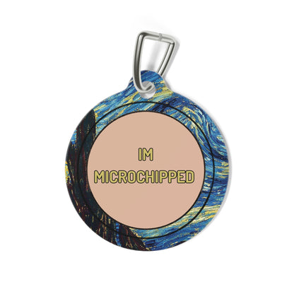Starry Nights Pet Tag  – Personalized Elegance !