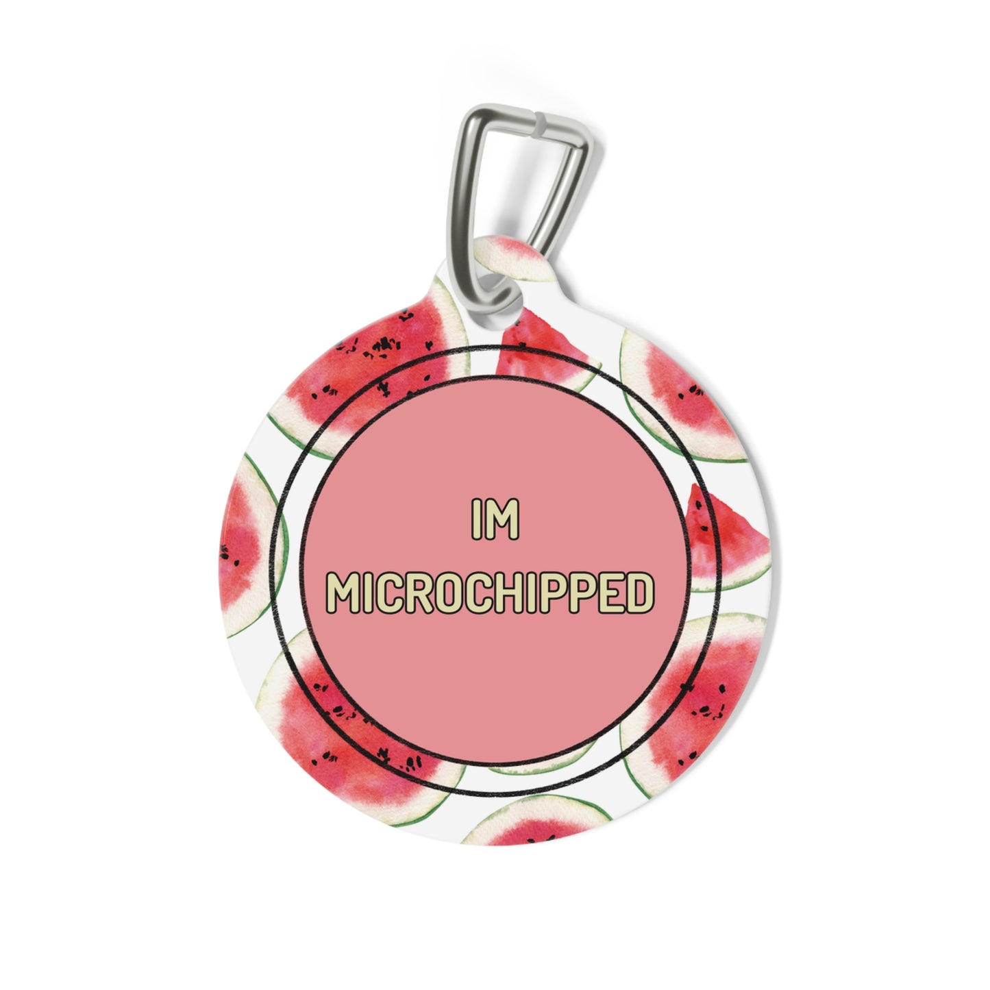 Water Melon Pet Tag  – Personalized Elegance !