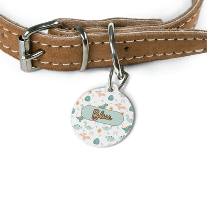 Dino Pet Tag  – Personalized Elegance !