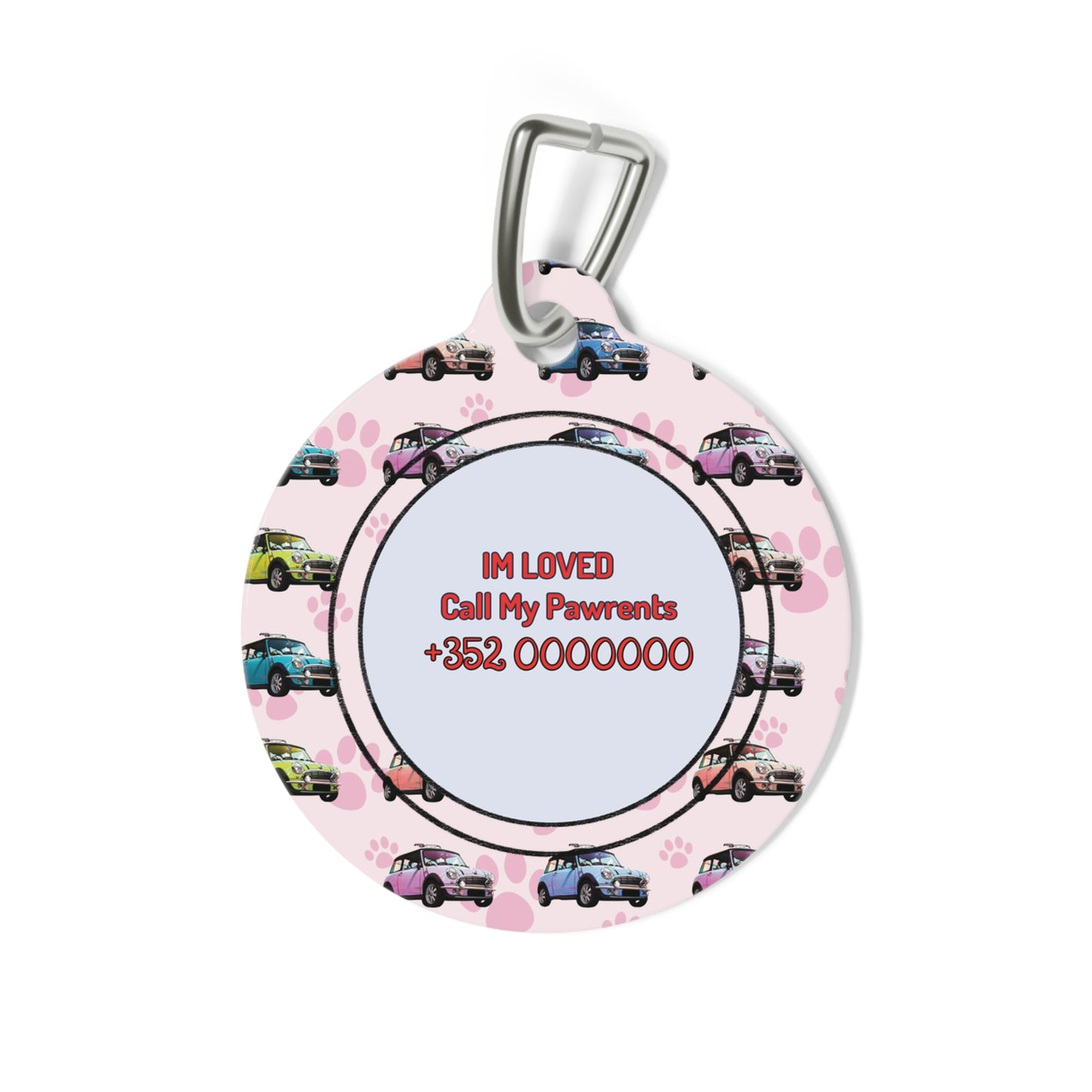 Cruisin’ Cutie ID Pet Tag  – Personalized Elegance !