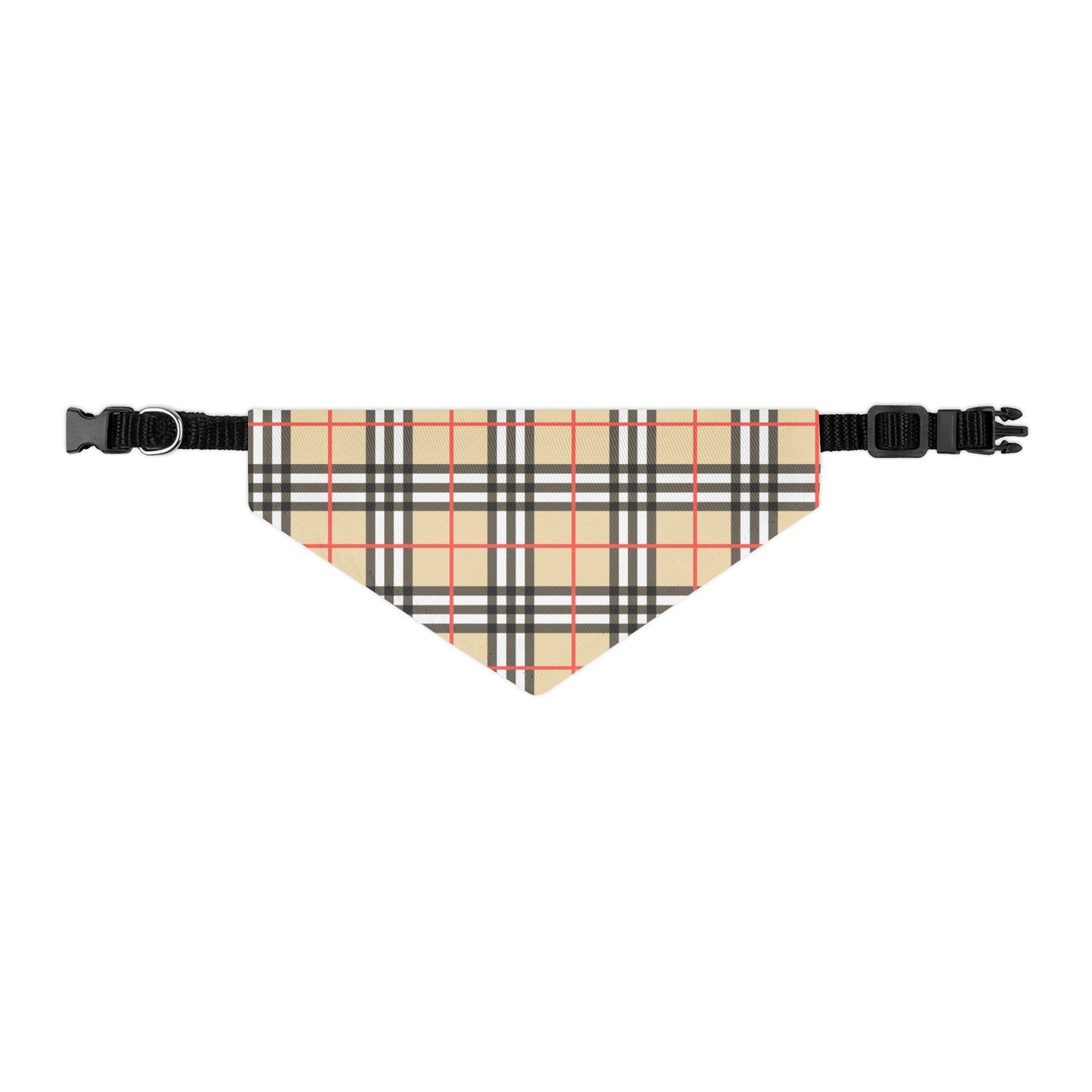 Chic Pup Plaid Collar-Bandana