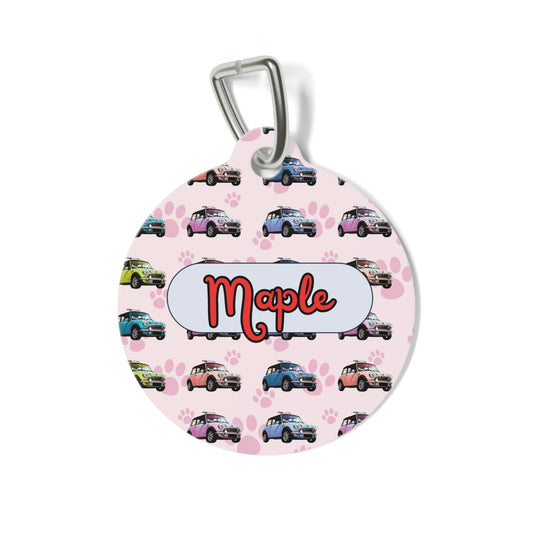 Cruisin’ Cutie ID Pet Tag  – Personalized Elegance !