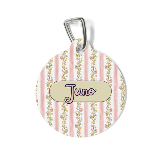 Vintage Love Pet Tag  – Personalized Elegance !