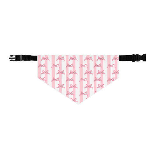 Blush Bow Collar-Bandana