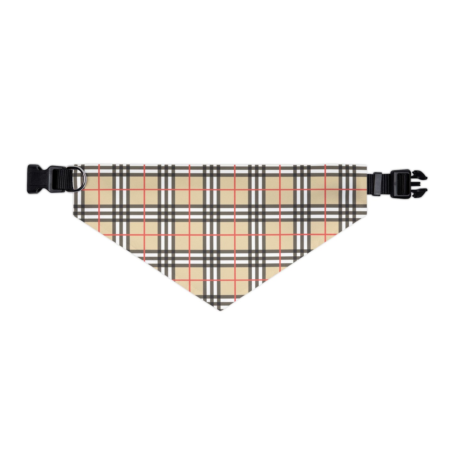 Chic Pup Plaid Collar-Bandana