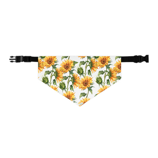 Sunflower Bloom Collar-Bandana