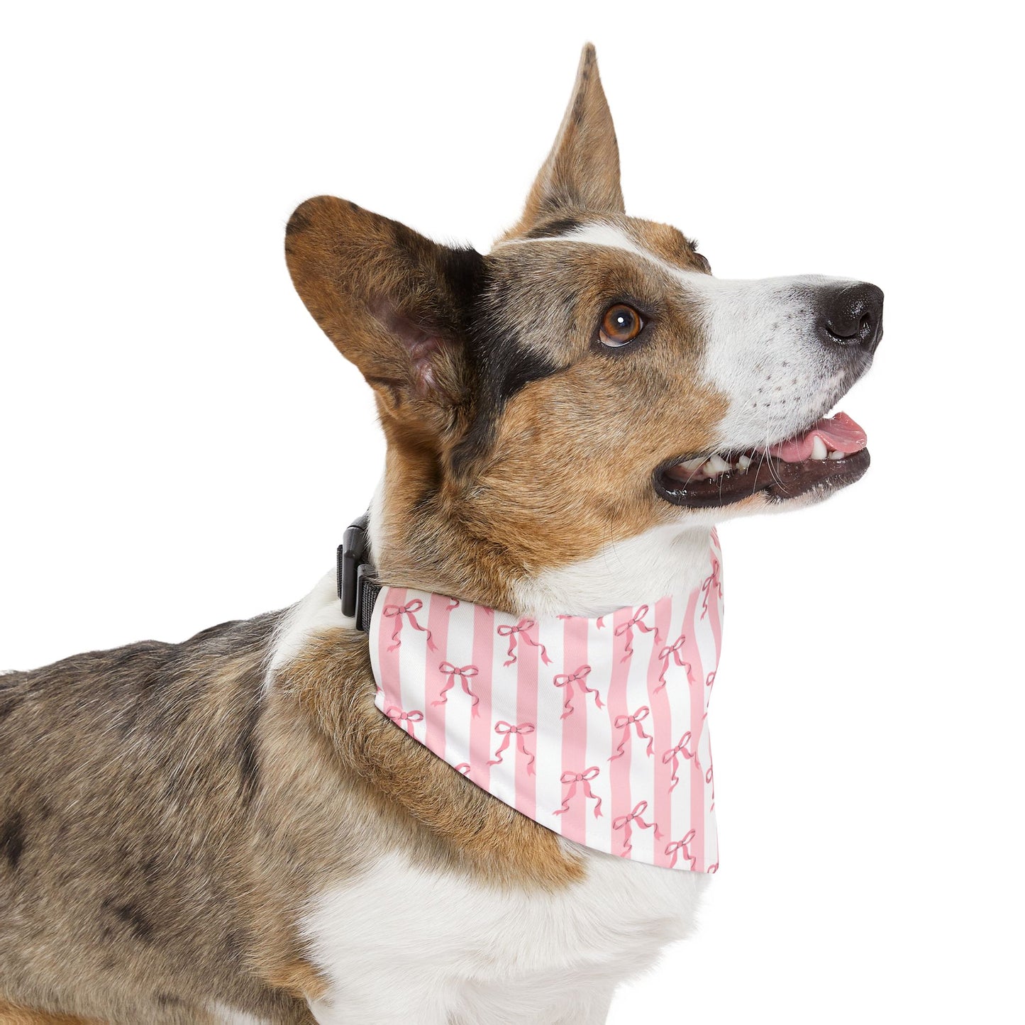 Cute Pink Bows  Collar-Bandana