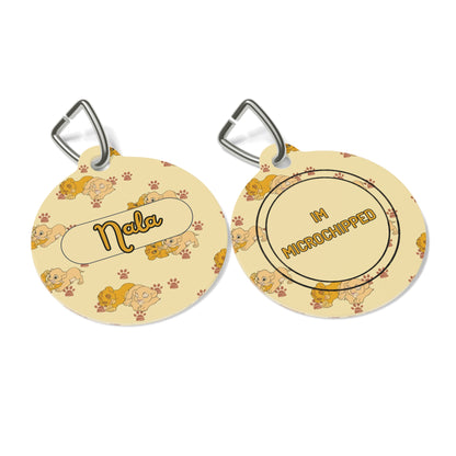 Nala Pet Tag   – Personalized Elegance !