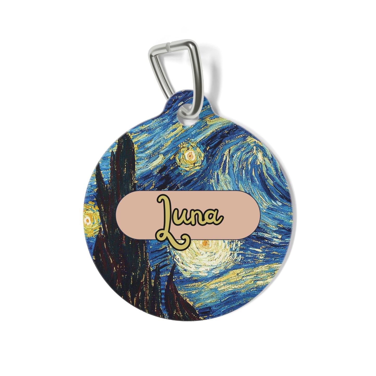 Starry Nights Pet Tag  – Personalized Elegance !