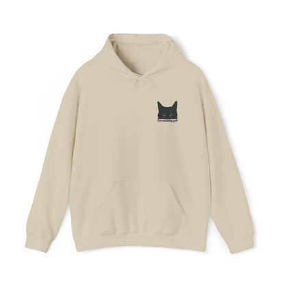 I’m Watching You” – Embroidered Cat Hoodie