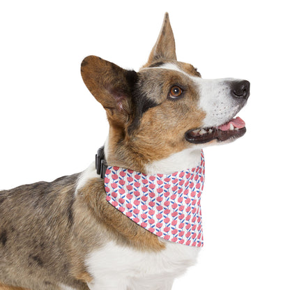 Tulip Kiss Pet Bandana 🌷💖 Collar-Bandana