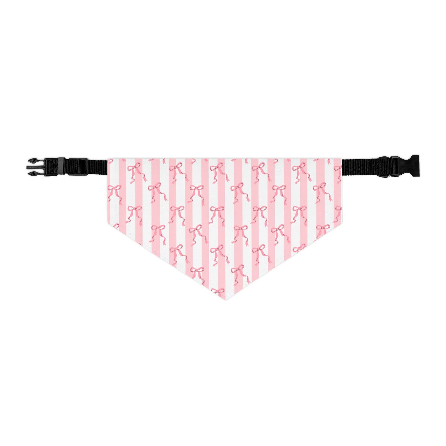 Cute Pink Bows  Collar-Bandana