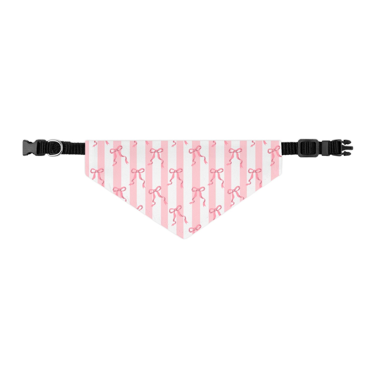 Cute Pink Bows  Collar-Bandana