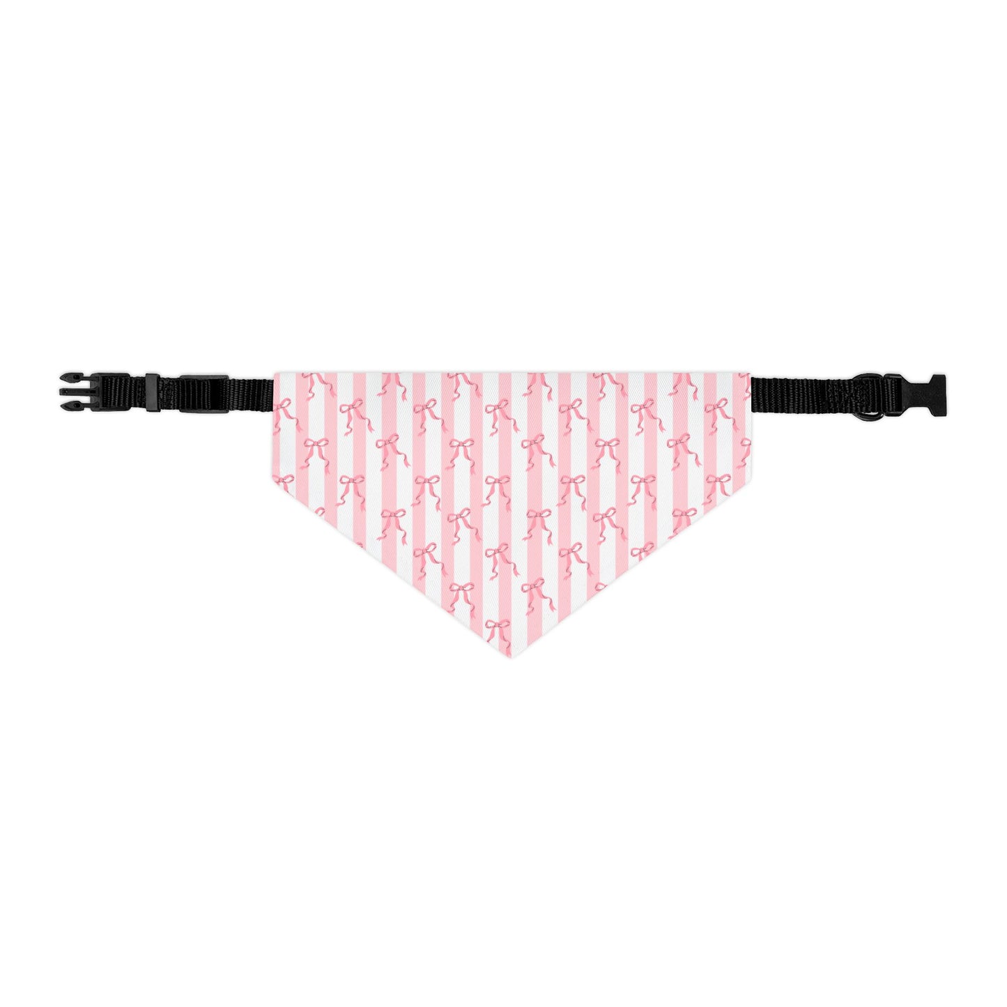 Cute Pink Bows  Collar-Bandana