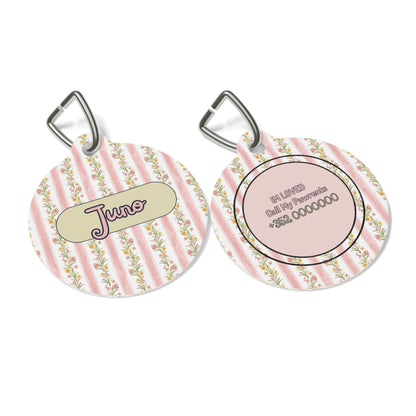 Vintage Love Pet Tag  – Personalized Elegance !