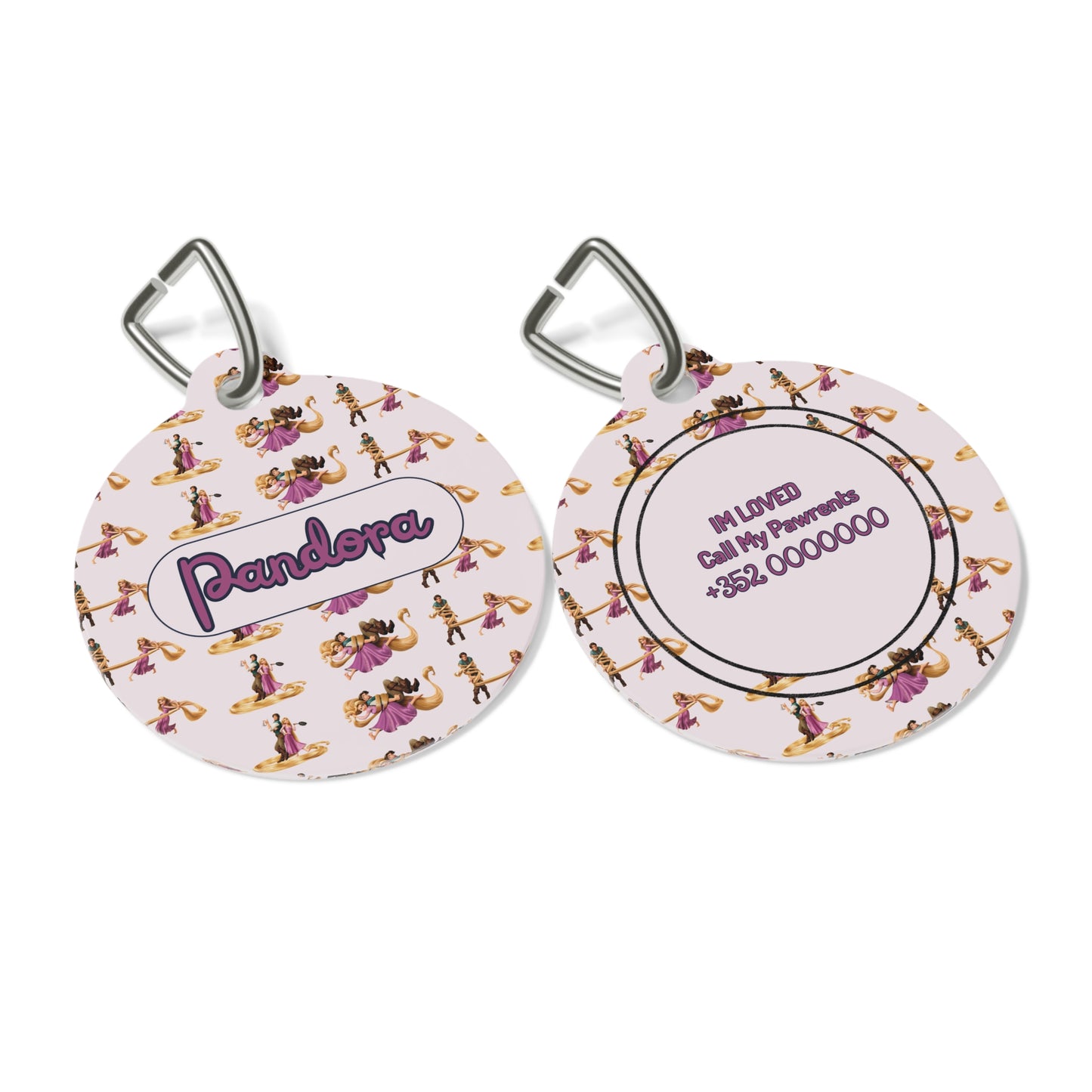 Rapawzel Pet Tag  – Personalized Elegance !