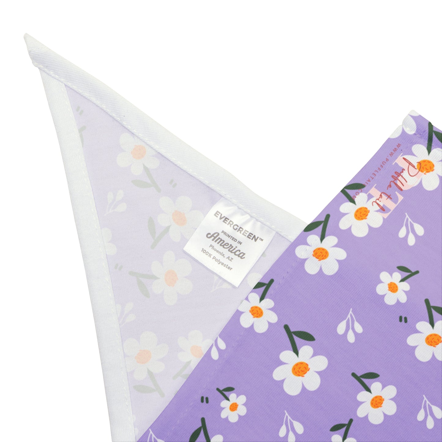 💜 Lavender Daisy Bandana 🌼