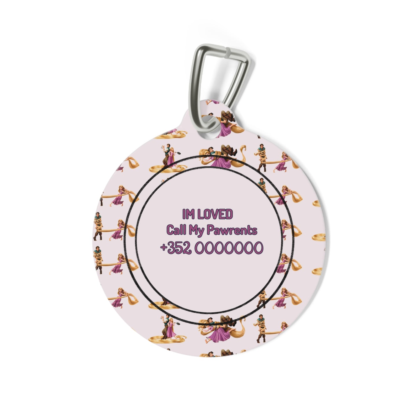 Rapawzel Pet Tag  – Personalized Elegance !