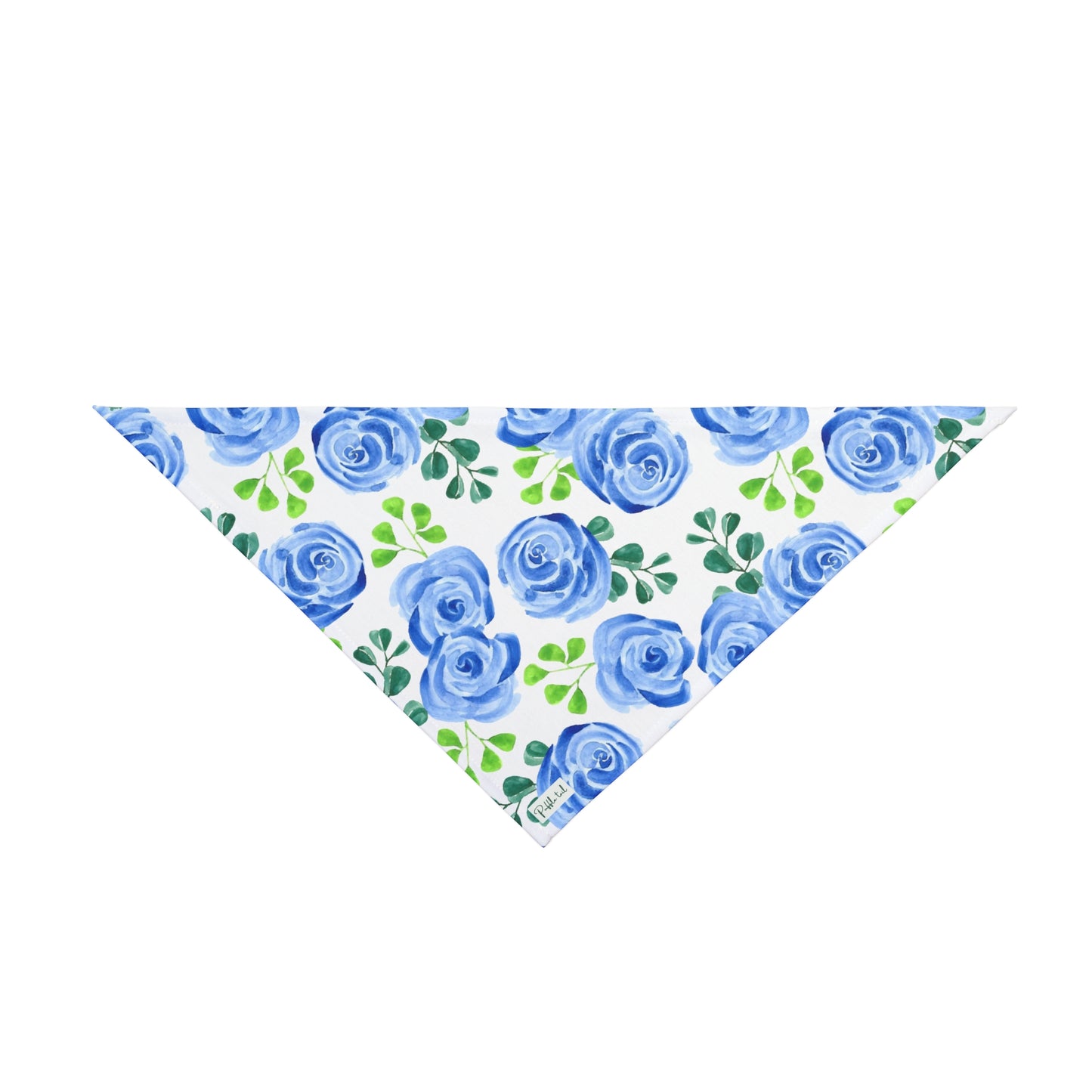Blue Rose Elegance Bandana