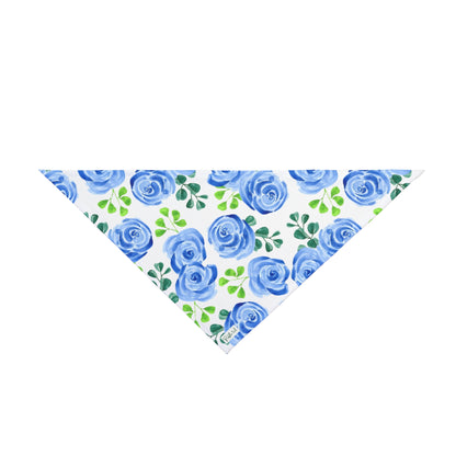 Blue Rose Elegance Bandana