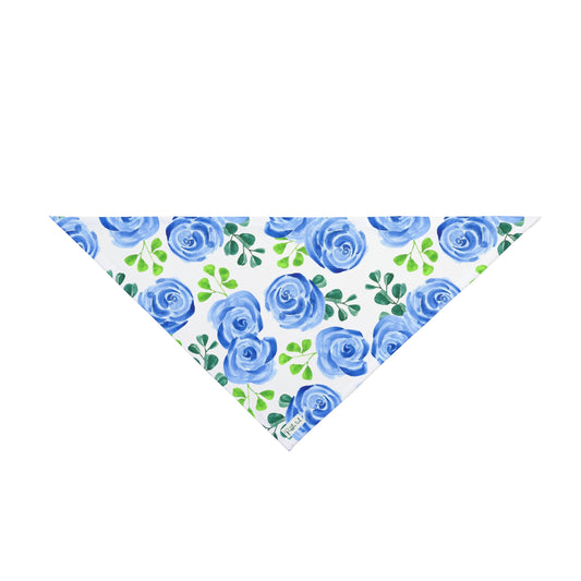 Blue Rose Elegance Bandana