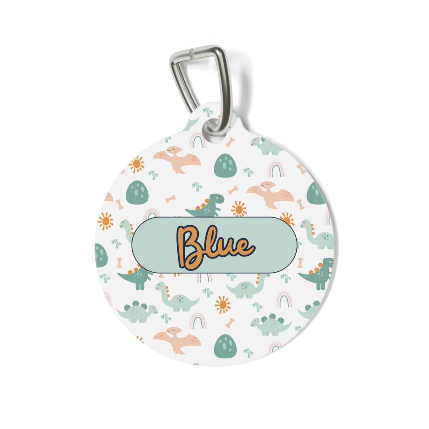 Dino Pet Tag  – Personalized Elegance !