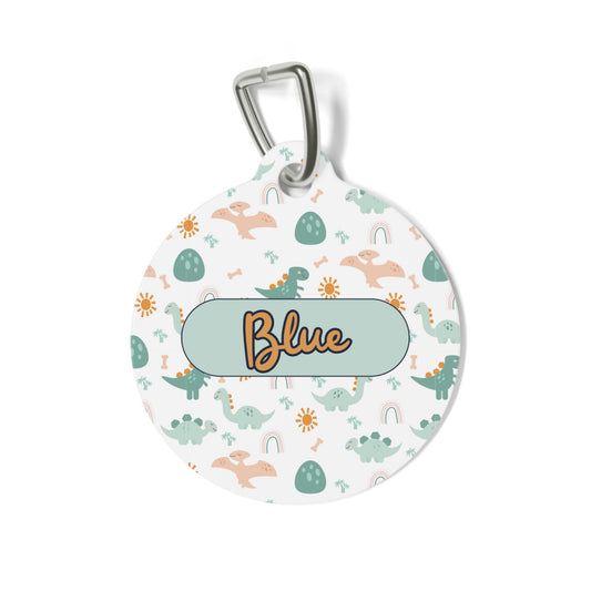 Dino Pet Tag  – Personalized Elegance !