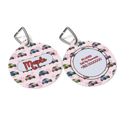 Cruisin’ Cutie ID Pet Tag  – Personalized Elegance !