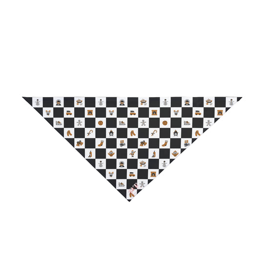 Merry Checkmate Christmas Bandana ❤️