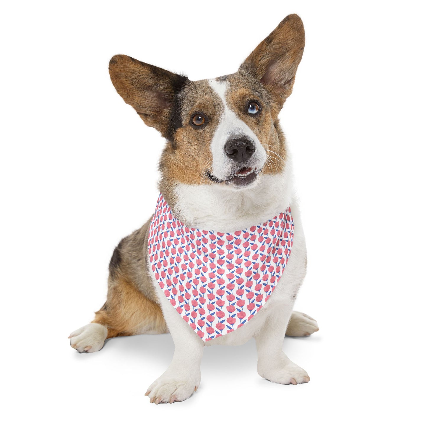 Tulip Kiss Pet Bandana 🌷💖 Collar-Bandana